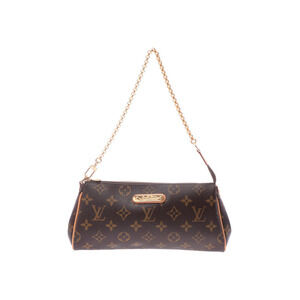 Louis Vuitton Monogram Eva Brown Leather Bag Strap